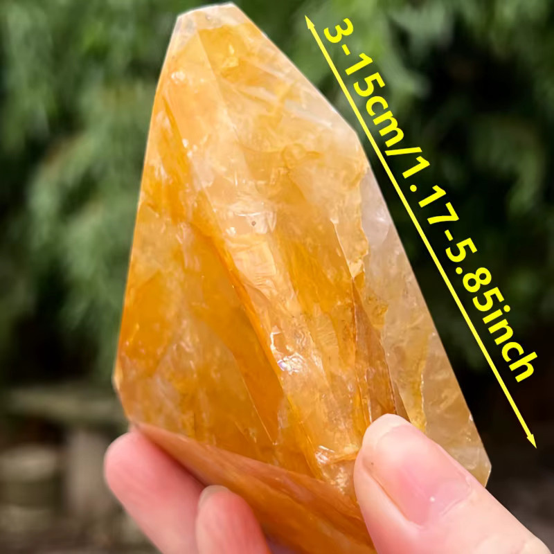 CRYSTALHOLA Golden Healer Quarz-Palmenstein in Goldgelb - Bild 3