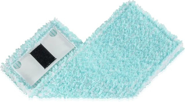 Leifheit Wischbezug Clean Twist M Ergo super soft in Weiss und Türkis, B/H: 14 x 33 cm - Bild 1