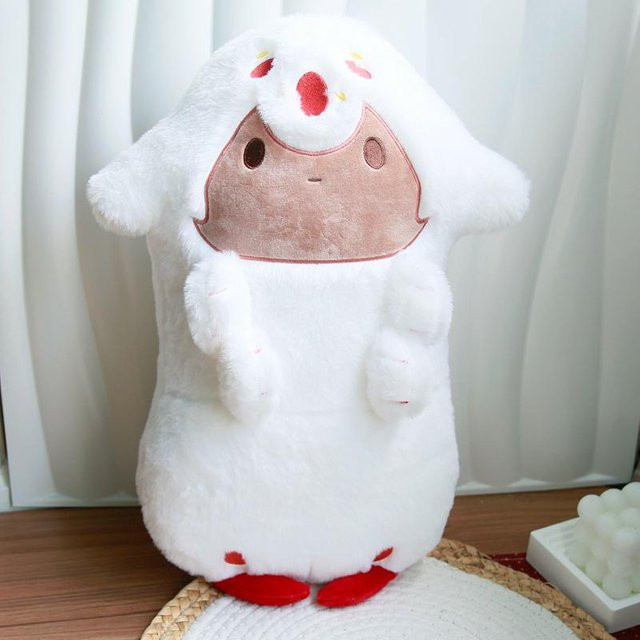 Yiran toy Geist Plüschkissen, Stofftier, 43cm, Weiß - Bild 1