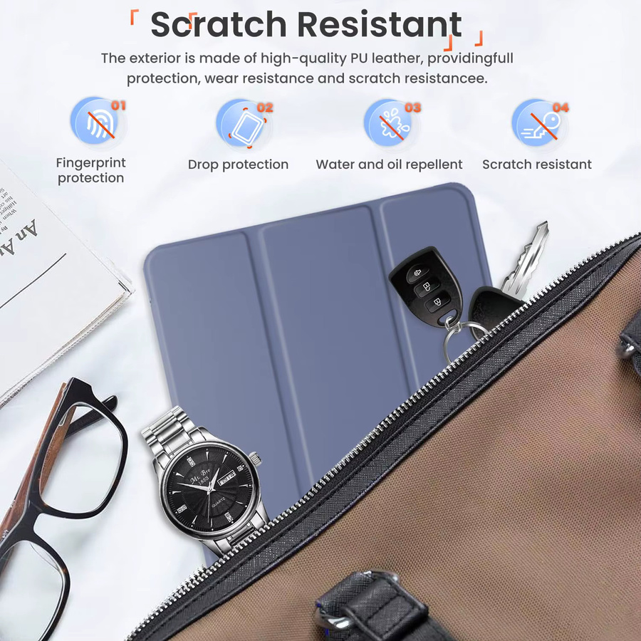 Xiaomi Schutzhülle für Redmi Pad 2 2025 11 Zoll aus Silikon mit Standfunktion und Auto-Schlaf-Aufwach-Funktion in Grau oder Blau - Bild 5