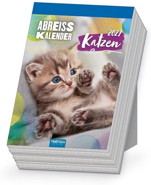 Abreißkalender Katzen 2027 von Trötsch Verlag, Wandkalender Multicolor - Bild 1