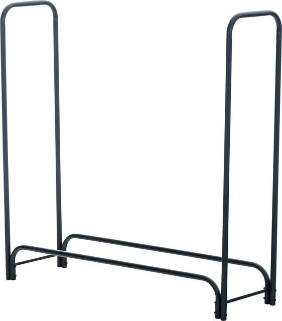 CLP Kaminholzständer Wilster I aus Metall I Holzlager im Industrial Look I Schwarz Matt - Bild 1