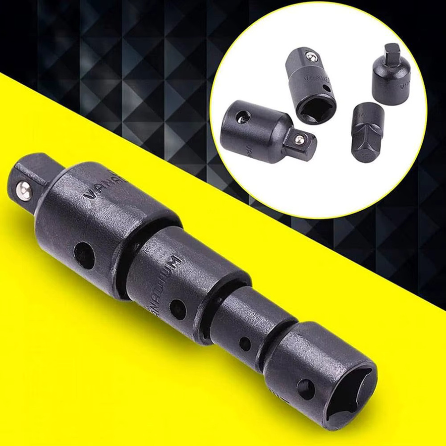Rafford 4-teiliges Schlagschrauber-Adapter- und Reduzierstück-Set für Steckschlüssel, Schwarz - Bild 5