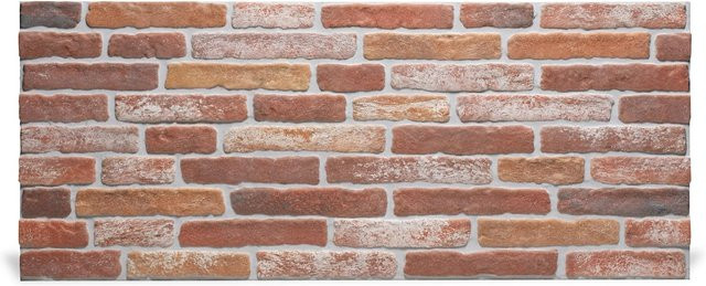 Rebel of Styles Verblender UltraLight Rustic Loft HD in Braun mit Steinoptik, Breite: 120 cm, Höhe: 50 cm - Bild 1