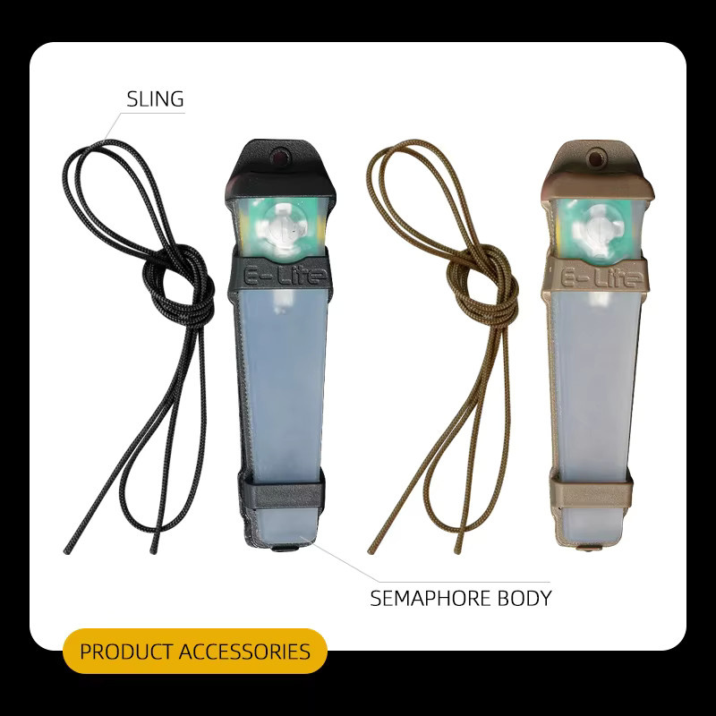 BOOIU Taktisches FMA Signal-Blinklicht für Outdoor und Survival, Wasserdicht, Mehrfarbig - Bild 5