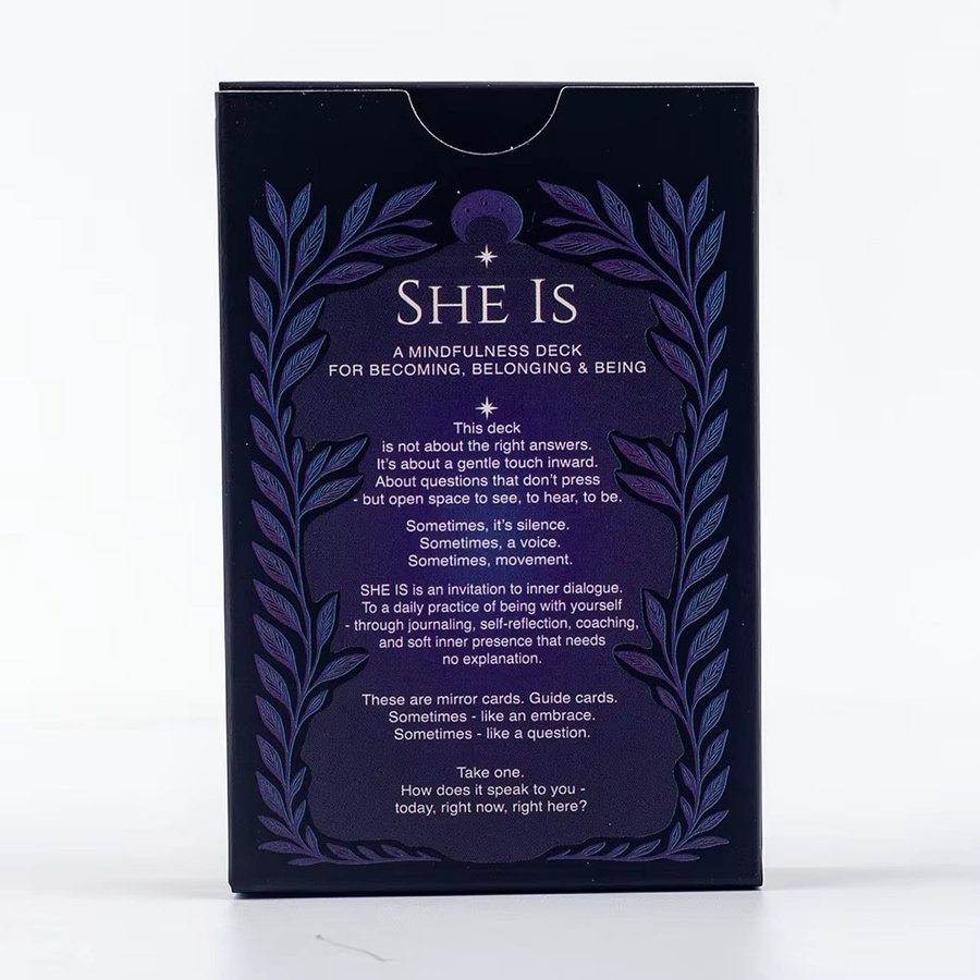SHE IS Mindfulness Deck Inner Dialogue & Self-Reflection Cards, Familienspiel - Bild 2