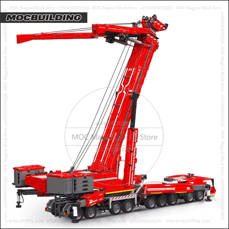 MOCBUILDING Liebherr LTM 11200 Kran-Bausteine-Set, Fahrzeuge, ab 3 Jahre - Bild 3
