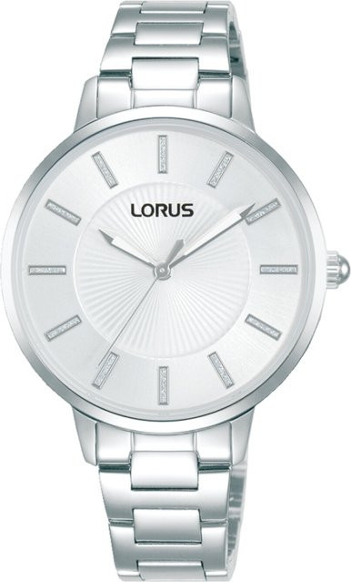 Lorus Damenuhr, Quarz, Edelstahl, Silber, 34 mm, 5 ATM - Bild 1