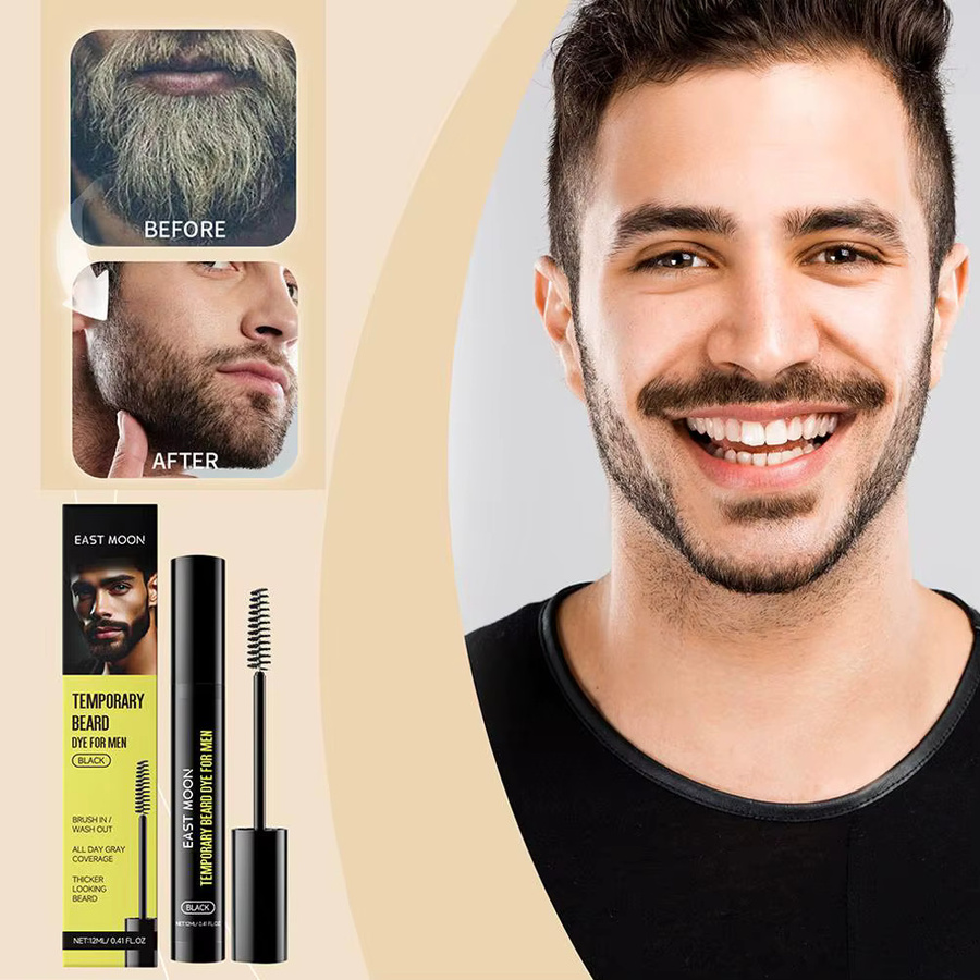 BIOAOUA Bart-Färbestift, Schwarz, Matt, Herren - Bild 2