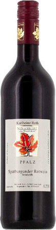 Weingut Karlheinz Roth & Sohn GbR Spätburgunder Rotwein QbA feinherb 2021 0,75 l
