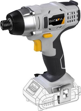 Batavia Maxxpack 18V Akku-Schlagschrauber in Grau (ohne Akku und Ladegerät)