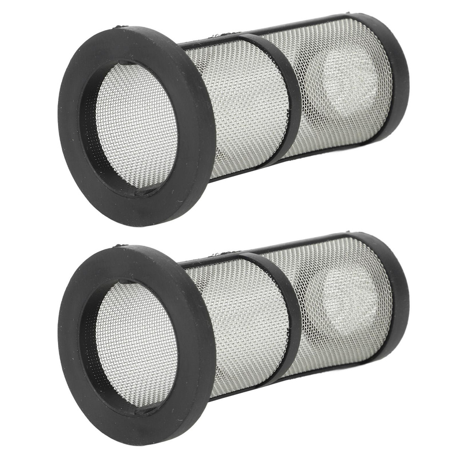 2er-Set mfySpace Inline-Filtersieb aus Edelstahl und Gummi in Silber für Zodiac Polaris 280 380 360 180 - Bild 2