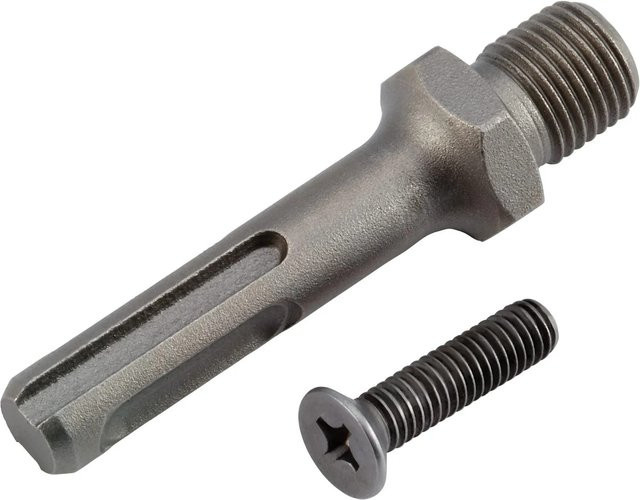LUX-TOOLS SDS-Plus Adapter für Bohrfutter aus Stahl in Grau - Bild 1