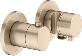 Keuco Fertigmontageset Edition 400 Thermostat-Einbauset für Duschen mit Einhebelmischer und Safety Stop in Bronze - Bild 1