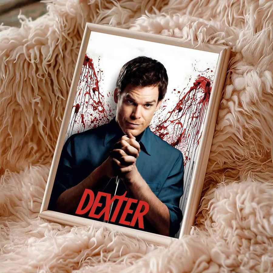Vintage Poster D-Dexter Michael C. Hall Classic TV Movie Wanddeko von Potdemiel - Bild 4