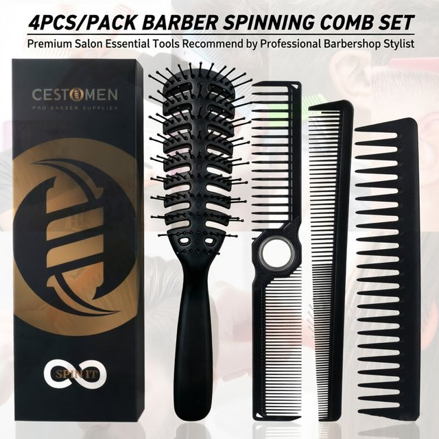 CestoMen Profi-Friseur-Werkzeugset, 4-teilig, Herren - Bild 1