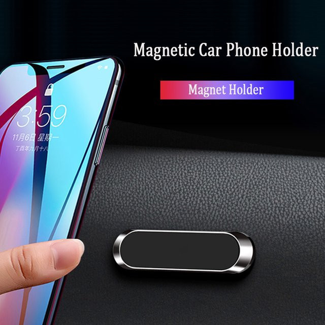 Magnetische Handyhalterung mit Vakuum-Saugnapf für Auto, Büro und Schlafzimmer in Schwarz oder Silber - Bild 1