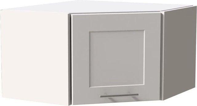 Feldmann-Wohnen Eckhängeschrank Oslo Weiß Matt B/T/H: 60 x 60 x 36 cm - Bild 1