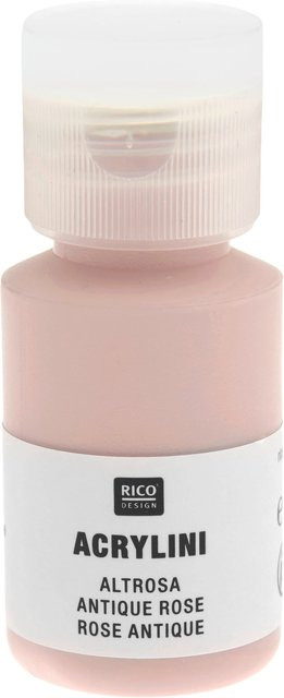 Rico Design Acrylini Acrylfarbe in Altrosa/Pink - Bild 1