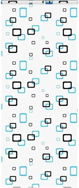vidaXL Duschrollo mit Kassette aus PEVA-Stoff, Multicolour, B/H: 86 x 240 cm - Bild 1