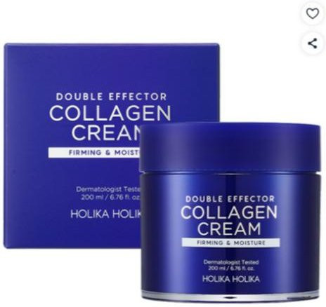 HOLIKA HOLIKA Double Effector Kollagen Feuchtigkeitscreme, 200 ml, Trockene Haut - Bild 1