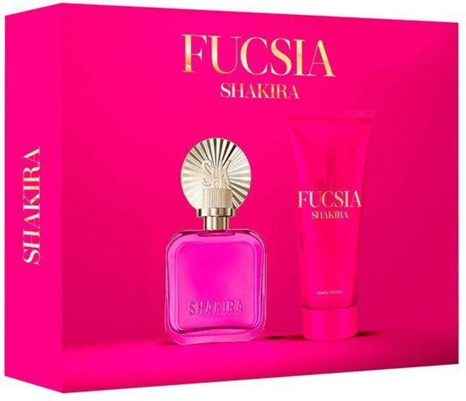 SHAKIRA Eau de Parfum Etui in Fuchsia Rosa, 2er Set aus Glas - Bild 1