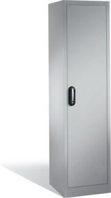 C+P Aktenschrank Acurado mit Drehtür und Schloss in Weißaluminium, H: 195,0 cm, B: 50,0 cm, T: 50,0 cm - Bild 1