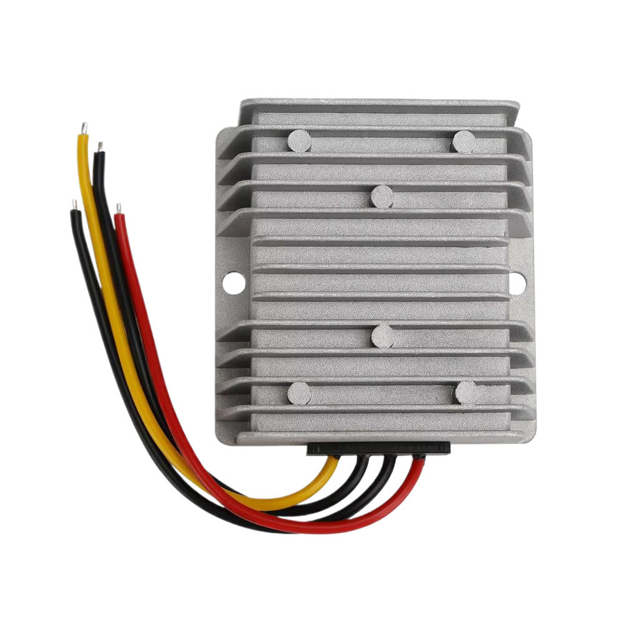 Wasserdichter DC/DC-Wandler Regler 12V/24V auf bis zu 36V 6A 216W in Silber - Bild 4