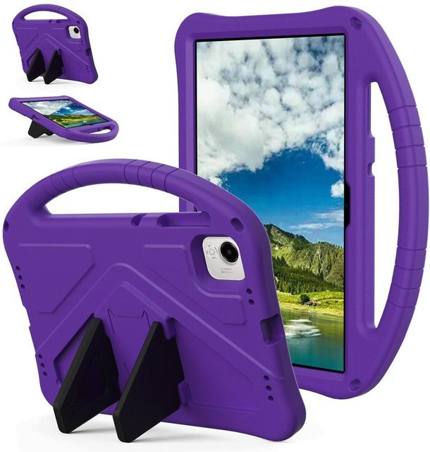 Stoßfeste EVA Kinder-Tablet Schutzhülle für Huawei Honor Pad X9, X8, X8A und Honor Pad X9 Pro in Violett - Bild 1