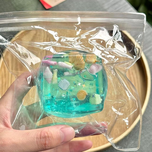 Ozean Sensorisches Fidget Spielzeug Taba Squishy Stressbälle Würfel - Bild 1