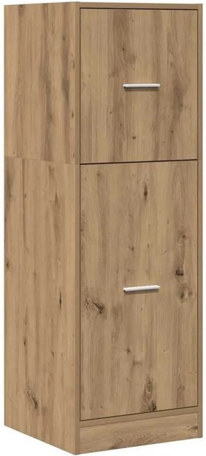 vidaXL Apothekerschrank Artisan-Eiche in Braun aus Holzwerkstoff, B/T/H: 40 x 41 x 118 cm - Bild 1
