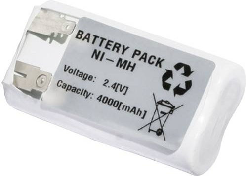 Emmerich Notleuchten-Akku mit U-Lötfahne 2.4V 4000 mAh in Weiß - Bild 1