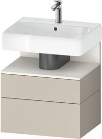 Duravit Waschtischunterschrank Qatego mit 1 Kasten und 1 Auszug, B/T/H: 59 x 47 x 59 cm - Bild 1