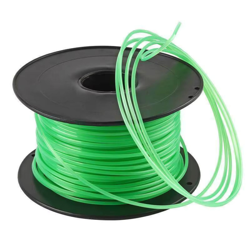Grüner Rasenmähfaden als Ersatzfaden für Rasentrimmer, 6-kant Nylonfaden mit Durchmesser 3,0 mm, 100 Meter - Bild 6