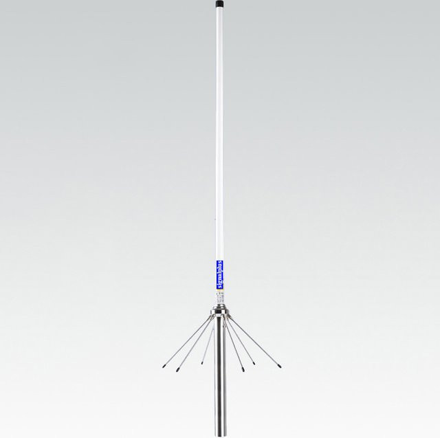 SignalPlus UV Dual-Band Omni-Glasfaserantenne für Outdoor-Repeater und Walkie-Talkies, VHF UHF HF Radio, SO239 Anschluss, 144MHz und 435MHz - Bild 1