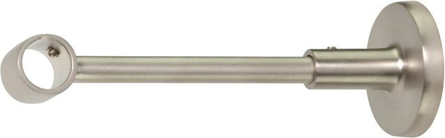 Mydeco Gardinenstangen-Halterung Superia in Edelstahl-Optik, Silber, Durchmesser: 1,6 cm - Bild 1