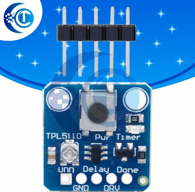 EGBO TPL5110 Niedrigenergie-Timer-Breakout-Modul Entwicklungsplatine in Blau - Bild 1