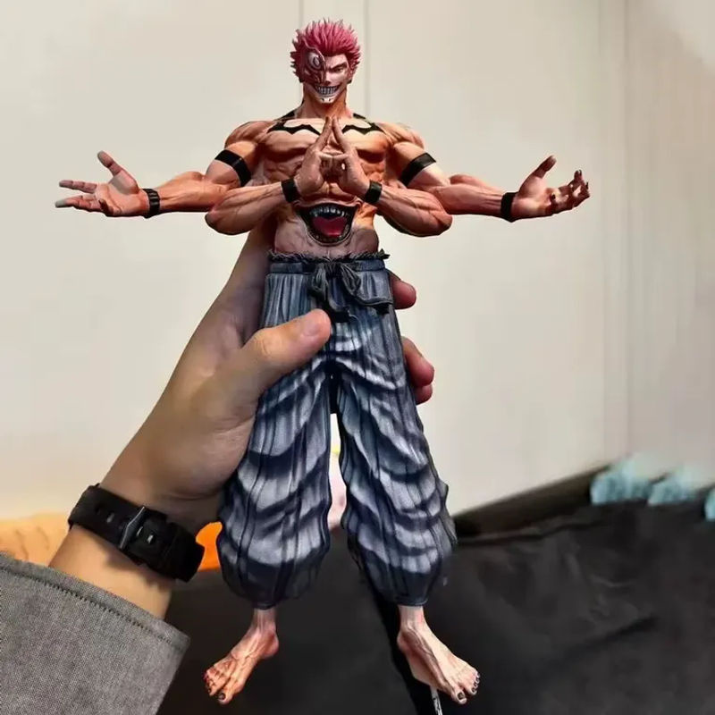 Ryomen Sukuna Figur aus Jujutsu Kaisen von Bandai, mehrfarbige Anime Modell Statue aus Kunststoff, Höhe: 30 cm - Bild 2