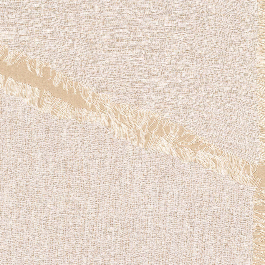 Élitis Tapete Héra VP 1010 03 in Beige mit abstraktem und geometrischem Design aus Vinyl und Vlies - Bild 1