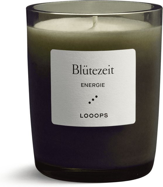 LOOOPS Duftkerze Blütezeit aus pflanzlichem Wachs, 75 g - Bild 1