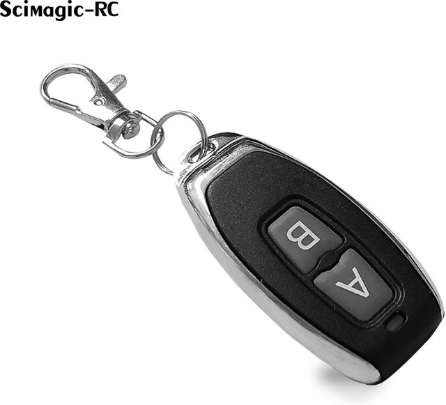 Scimagic-RC Universal Fernbedienung Controller 433 MHz Duplizierer für Tor, Garage und Auto in Schwarz - Bild 1