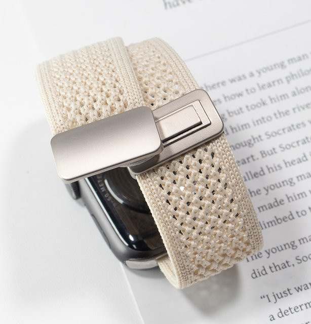 FancyWrist Uhrenarmband Nylon, Weiß, Unisex - Bild 1