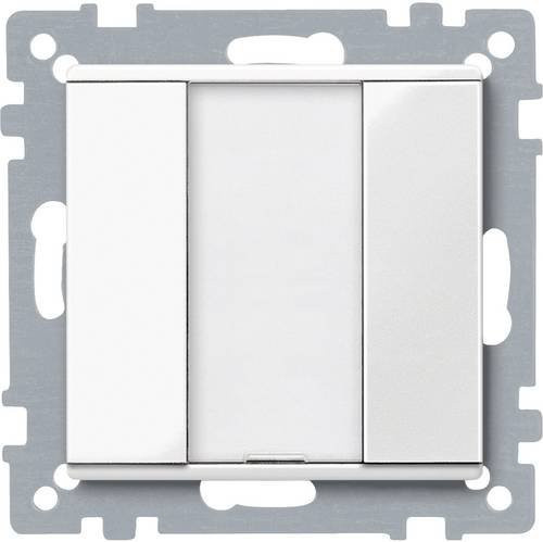 Schneider Electric Drucktaster MTN617119 in Weiß aus Kunststoff - Bild 1