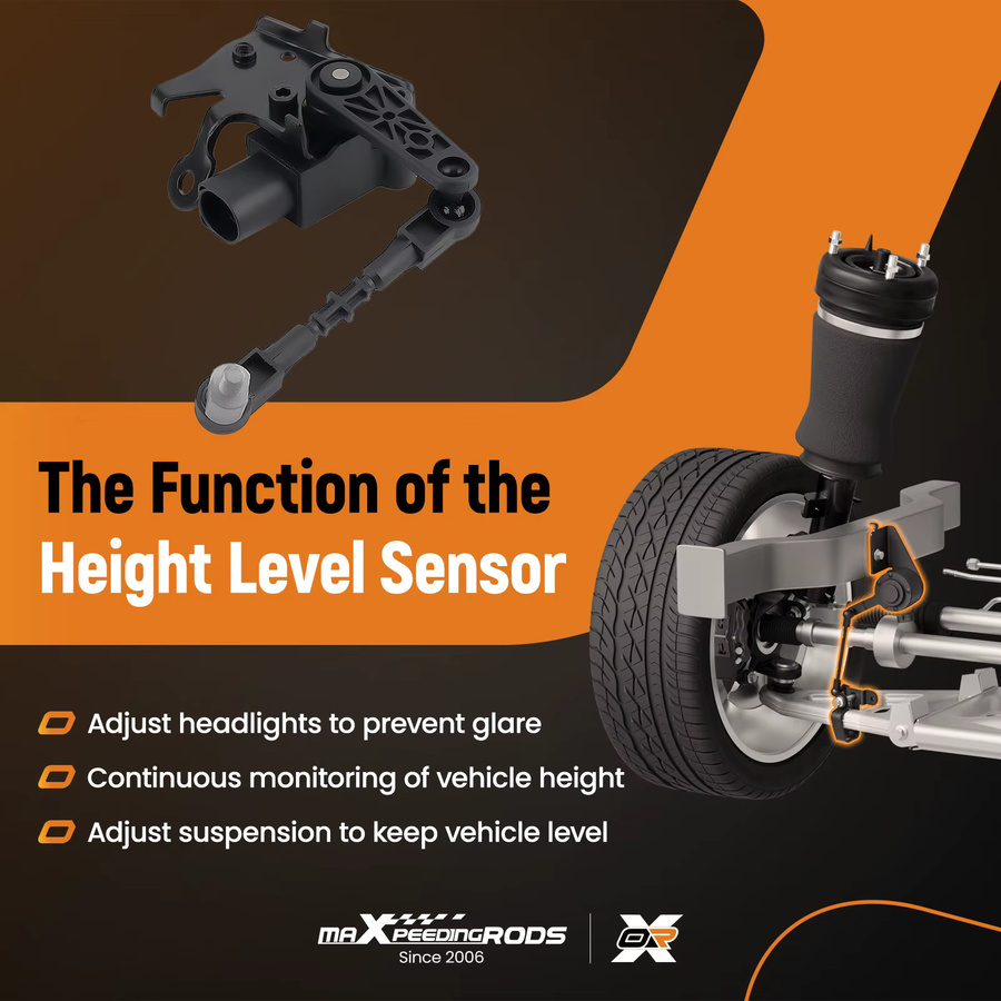 MXR Höhenstandsensor vorne links für Audi A6 C7 und A7 4G2 4GF (2012-2018) in Schwarz - Bild 3