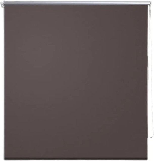 vidaXL Verdunkelungsrollo aus Polyester in Braun, B: 120 cm, H: 230 cm - Bild 1