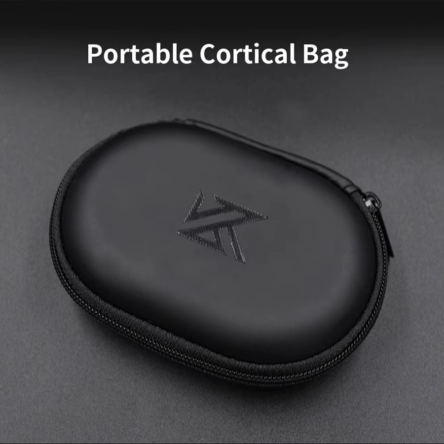KZ Kopfhörer Tasche EVA mit Reißverschluss in Schwarz für Xiaomi und KZ BA10 AS10 ES4 CAA - Bild 2