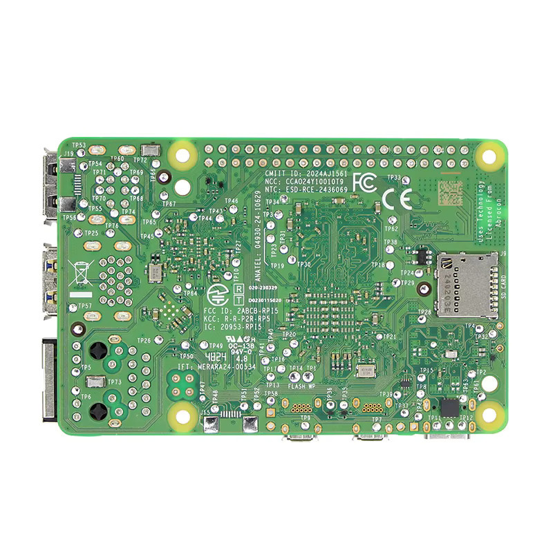 Raspberry Pi 5 Entwicklungsboard-Kit mit Gehäuse und Lüfter, kompatibel mit Argon One V5 und Zigbee, Farbe: Grün - Bild 2
