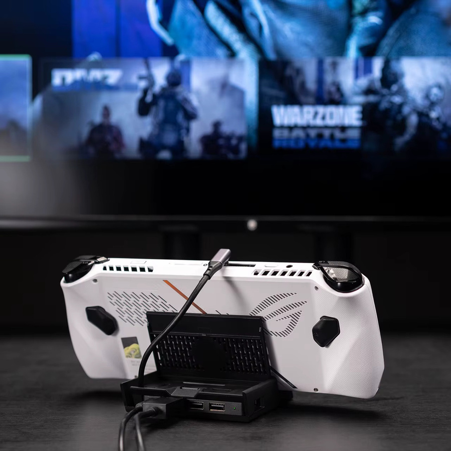 Skull & Co. OneDock DeX Dockingstation Ständer Savage Raven in Schwarz, USB-C Hub für Steam Deck und ROG Ally X - Bild 5