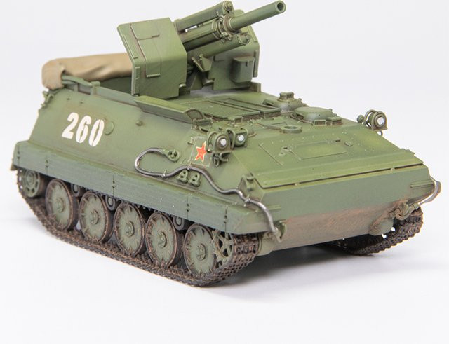 WELLY China Typ 70 122 mm Kettenpanzer, Modell, Maßstab 1:72, Harz, Grün - Bild 1