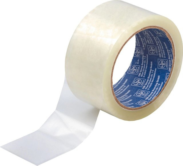 LUX-TOOLS Packband transparent Breite: 5 cm, Länge: 66 m - Bild 1
